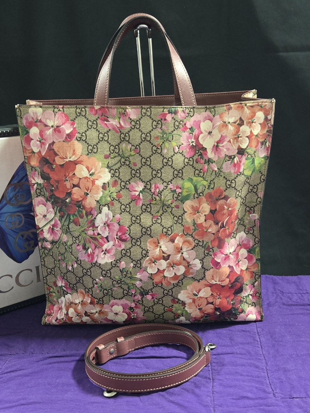 Gucci GG Blooms Floral Tote Bag - Picture 12 of 12